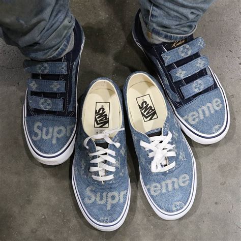 supreme and louis vuitton shoes|Louis Vuitton supreme denim.